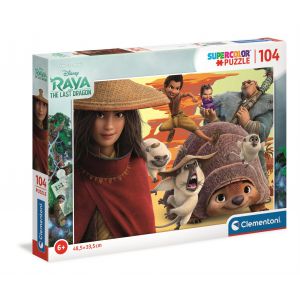 Puzzle Clementoni 104el Supercolor Raya And The Last Dragon