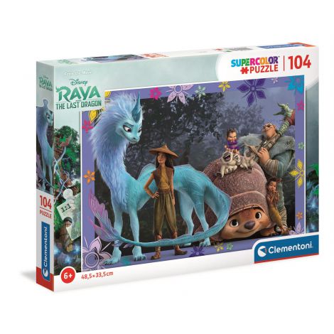 Puzzle Clementoni 104el Supercolor Raya And The Last Dragon 2 - 2
