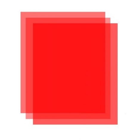 Okładka do bindowania Argo A4 200mic, Przezroczysta Czerwona