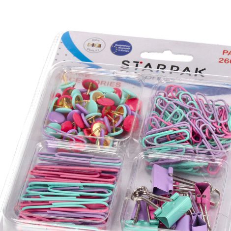Zestaw biurowy Starpak Pastel, 260szt - 2