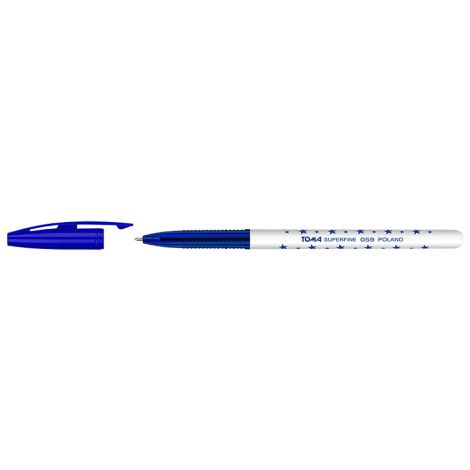 Długopis Toma Superfine skuwka 0.5mm Niebieski