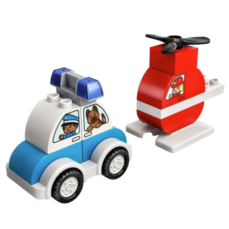 LEGO Duplo 10957 Helikopter strażacki i radiowóz - 3