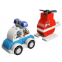 LEGO Duplo 10957 Helikopter strażacki i radiowóz - 4