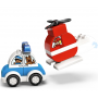 LEGO Duplo 10957 Helikopter strażacki i radiowóz - 5