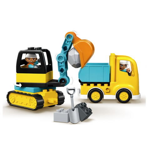 LEGO Duplo 10931 Ciężarówka i koparka gąsienicowa - 3