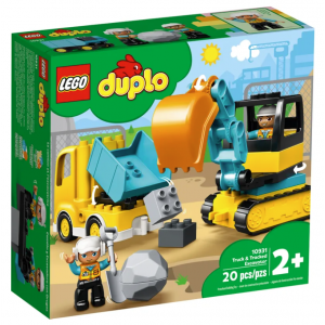 LEGO Duplo 10931 Ciężarówka i koparka gąsienicowa