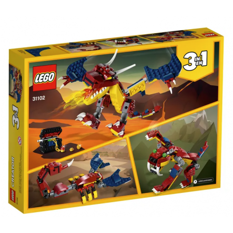 LEGO Creator 31102 Smok ognia - 2