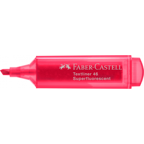 Zakreślacz Faber-Castell 1546, czerwony - 3