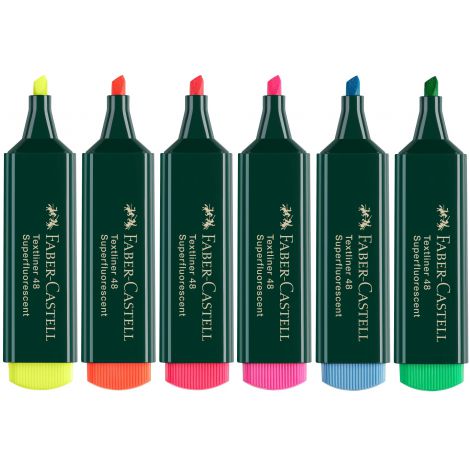 Zakreślacze Faber-Castell 48, 6 kolorów - 2