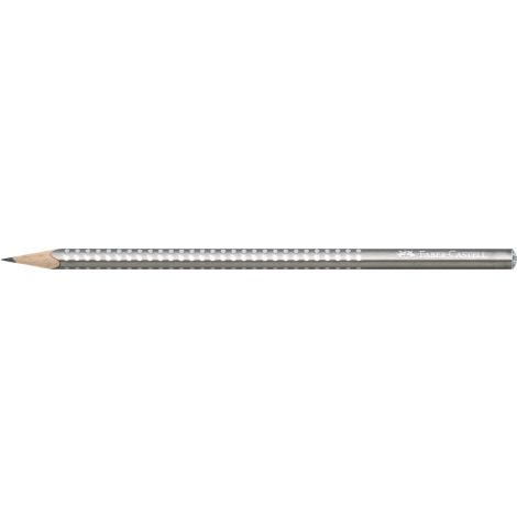 Ołówek Faber-Castell Sparkle Pearl, B, srebrny