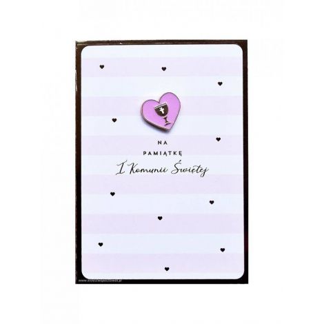 Karnet GIFT - Na pamiątkę I Komunii Świętej