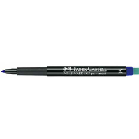 Marker Faber-Castell Multimark Ohp Permanentny, M, niebieski - 2