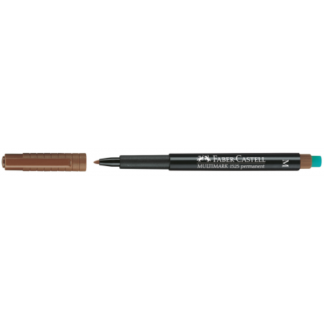Marker Faber-Castell Multimark Ohp Permanentny, M, brązowy
