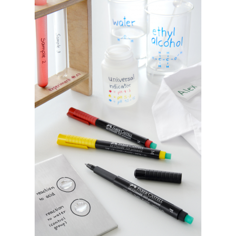 Marker Faber-Castell Multimark Ohp Permanentny, M, brązowy - 7