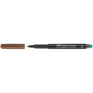 Marker Faber-Castell Multimark Ohp Permanentny, M, brązowy