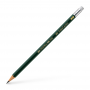 Ołówek Faber-Castell 9000/B, z gumką - 3