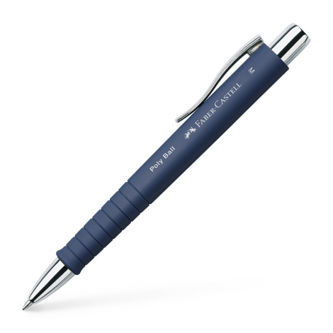 Długopis Faber-Castell Poly Ball, niebieski, M - 2