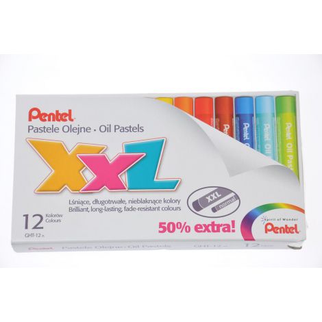 Pastele olejne Pentel XXL, 12 kolorów - 2
