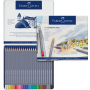 Kredki akwarelowe Faber-Castell Goldfaber Aqua, 24 kolory, opakowanie metalowe - 2