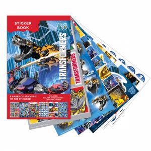 Album na naklejki StickerBoo z naklejkami Transformers