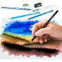 Zestaw Staedtler Design Journey: kredki akwarelowe 12 kolorów, 3x ołówek, gumka, temperówka, blender - 4