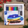 Zestaw Staedtler Design Journey: kredki akwarelowe 12 kolorów, 3x ołówek, gumka, temperówka, blender - 5