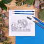 Zestaw szkicowy Staedtler Design Journey: 7 x ołówek Lumograph, 3 x pisak 308, temperówka, gumka - 5