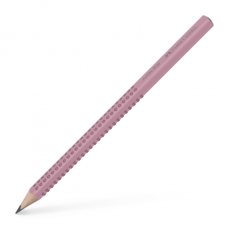 Ołówek Faber-Castell Jumbo Grip, B, różowy ( Rose Shadows ) - 2