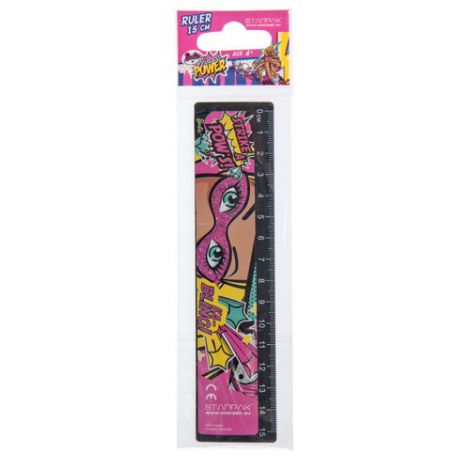 Linijka Starpak 15cm Barbie