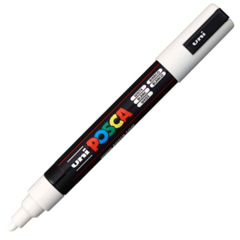 Marker Posca PC-5M, Biały - 2