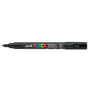Marker Posca PC-3M, Czarny