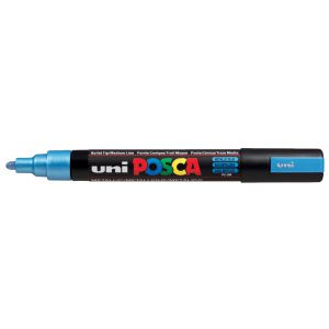 Marker Posca PC-5M, Niebieski Metallic