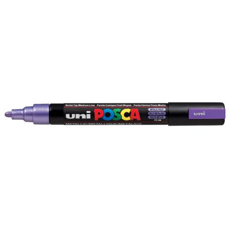 Marker Posca PC-5M, Fioletowy Metallic