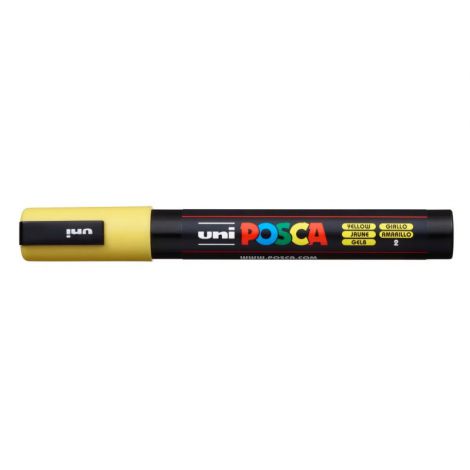 Marker Posca PC-5M, Żółty Pastelowy - 2