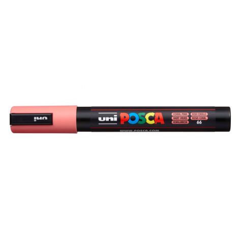 Marker Posca PC-5M, Koralowy Pastelowy - 2