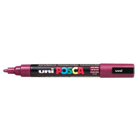 Marker Posca PC-5M, Czerwony ciemny