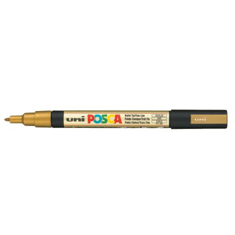 Marker Posca PC-3M, Złoty