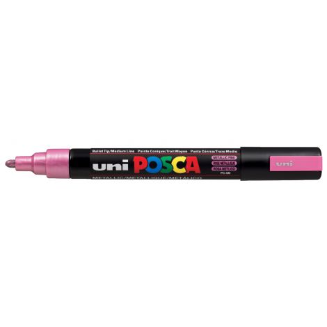 Marker Posca PC-5M, Różowy Metallic