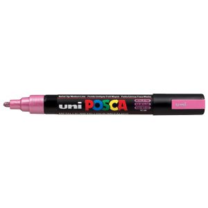 Marker Posca PC-5M, Różowy Metallic