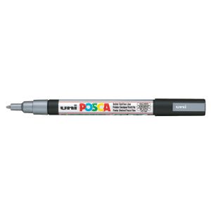 Marker Posca PC-3M, Srebrny