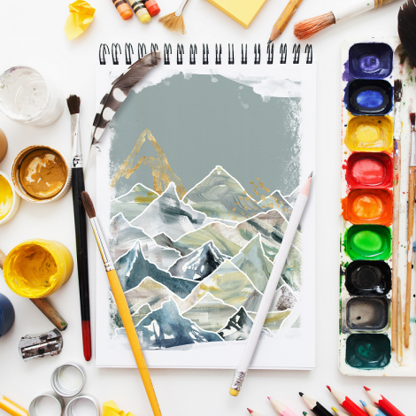 Szkicownik Oxford Sketchbook Podwójna Spirala A5/50 Czarny - 6