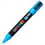 Marker Posca PC-5M, Niebieski jasny - 3