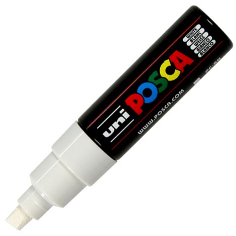 Marker Posca PC-8K, Biały - 2