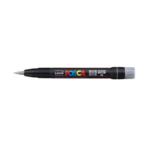 Marker pędzelkowy Posca PCF-350, Srebrny