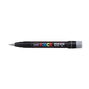 Marker pędzelkowy Posca PCF-350, Srebrny