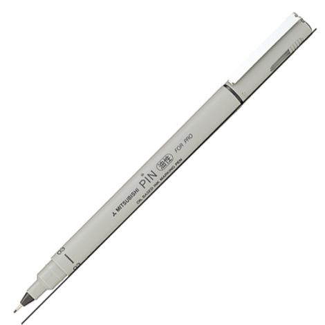 Foliopis Uni PIN-03A 0.3mm, Czarny