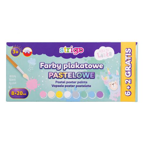 Farby pastelowe Strigo "Hejka tu Lenka"