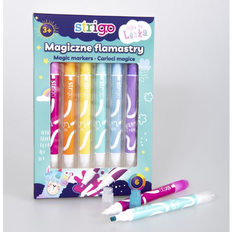 Flamastry Strigo Magiczne "Hejka tu Lenka", 6 kolorów - 4