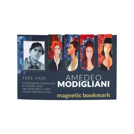 Komplet 4 zakładek magnetycznych Carmani, A. Modigliani - 2