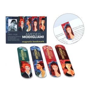 Komplet 4 zakładek magnetycznych Carmani, A. Modigliani